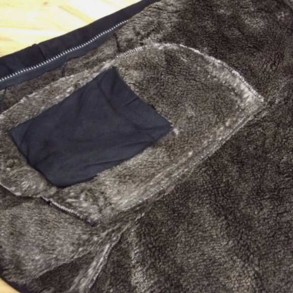 Perry Ellis Portfolio Men's Black Jacket Size Large, Fur lined - Picture 8 of 16